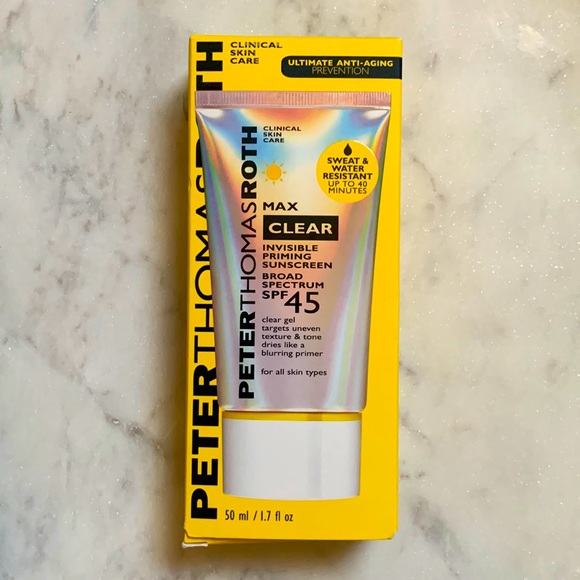 Peter Thomas Roth Max Clear Invisible Priming Sunscreen Broad Spectrum SPF 45 - Picture 2 of 7